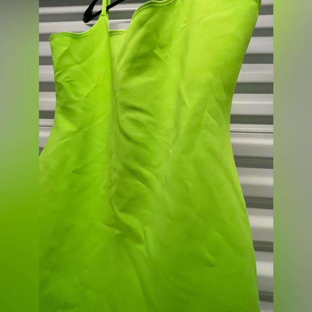 LoveJ, Lime Green Midi Dress